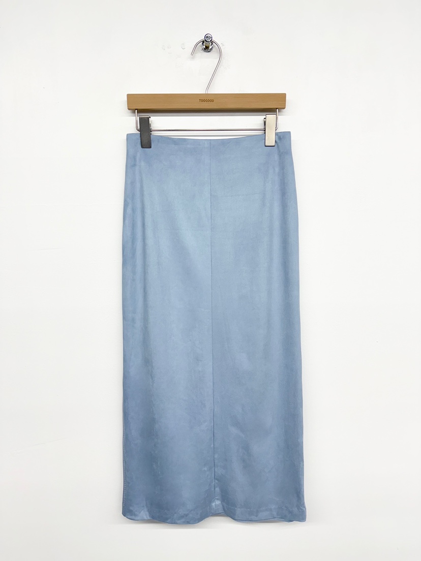 TOOGOOD韓國代購㊣女士新款休閑25秋冬推薦熱賣人氣長裙絨面革TOOGOOD長裙