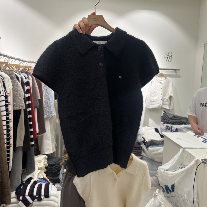 BY BOMI韓國代購㊣女士新款熱賣職業休閑人氣時尚真品針織衫BY BOMI針織衫圖色2