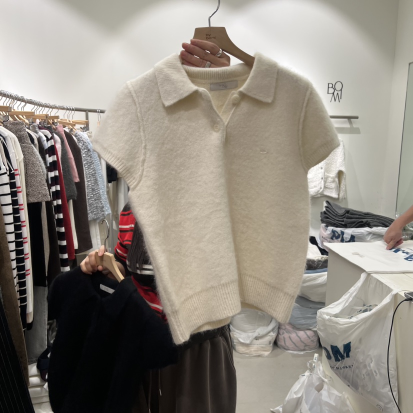 BY BOMI韓國代購㊣女士新款熱賣職業休閑人氣時尚真品針織衫BY BOMI針織衫圖色3