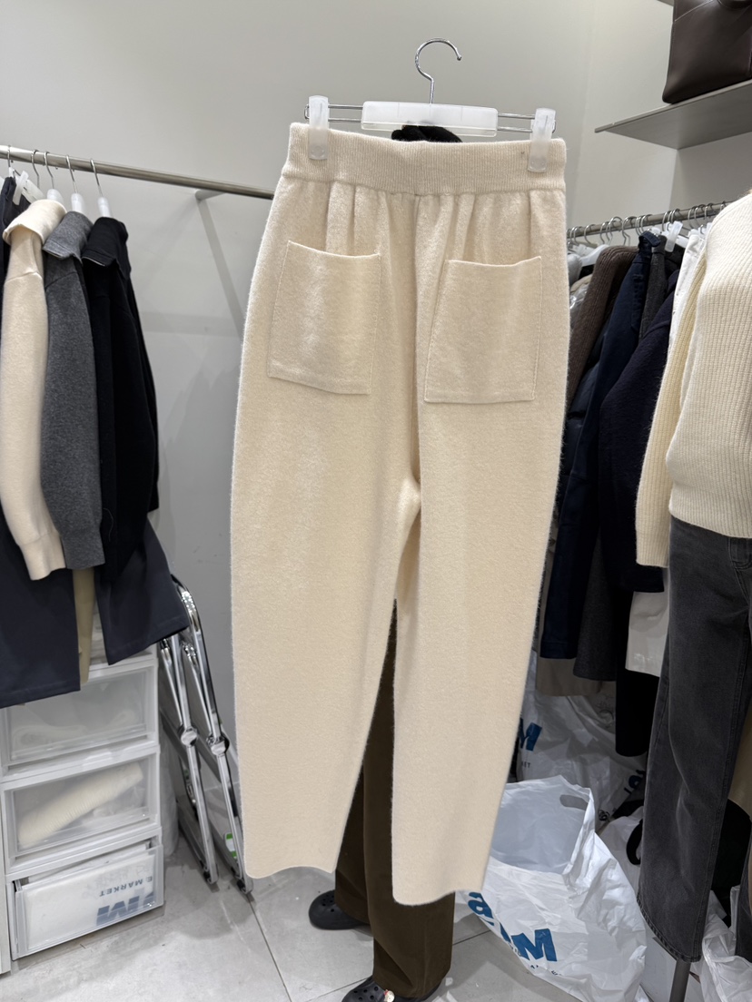 WOOD SAGE東大門㊣實拍女裝新款人氣職業25秋冬休閑褲口袋WOOD SAGE休閑褲