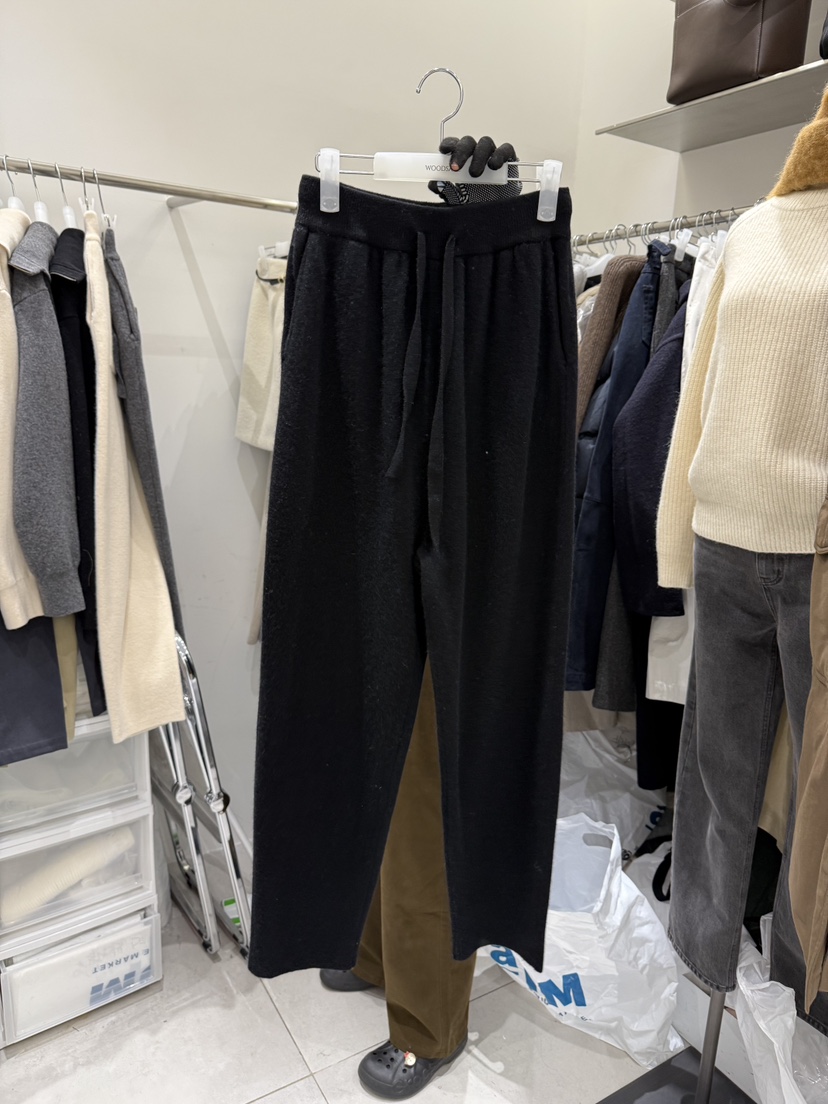 WOOD SAGE東大門㊣實拍女裝新款人氣職業25秋冬休閑褲口袋WOOD SAGE休閑褲圖色3