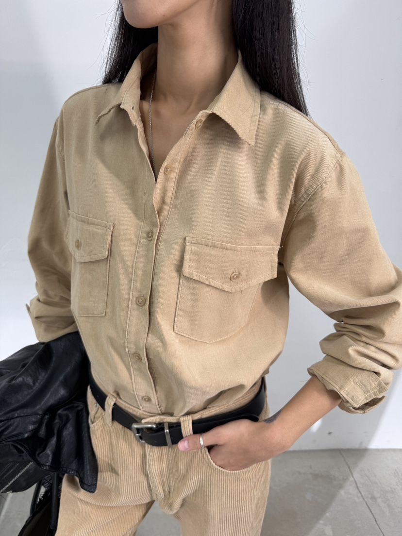 LIMLIMLIM東大門㊣直郵女士新品25秋冬休閑熱賣襯衫蕾絲衫口袋LIM LIM LIM襯衫/蕾絲衫