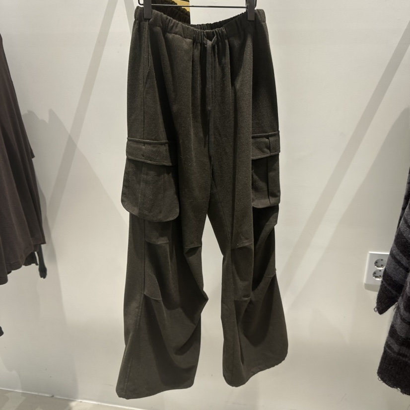 JANE BIRKIN韓國代購㊣女士新款時尚25秋冬推薦人氣休閑褲JANE BIRKIN設計師品牌休閑褲圖色1