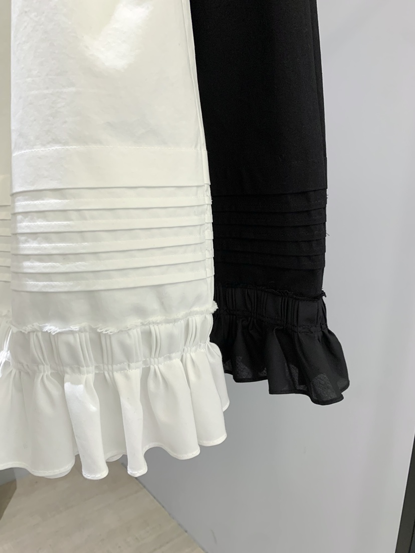 SOFTNESS韓國代購㊣女裝新品休閑推薦人氣半身裙中短裙荷葉邊Softness/Cosmic半身裙/中短裙