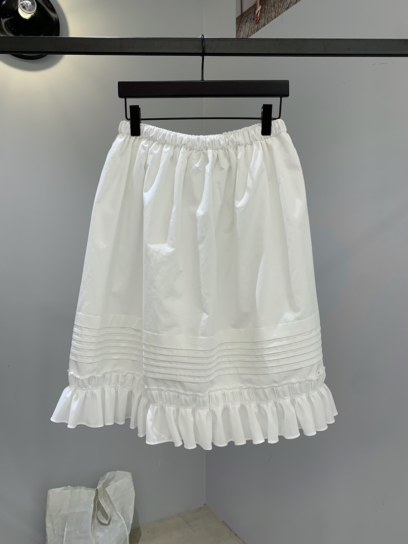 SOFTNESS韓國代購㊣女裝新品休閑推薦人氣半身裙中短裙荷葉邊Softness/Cosmic半身裙/中短裙