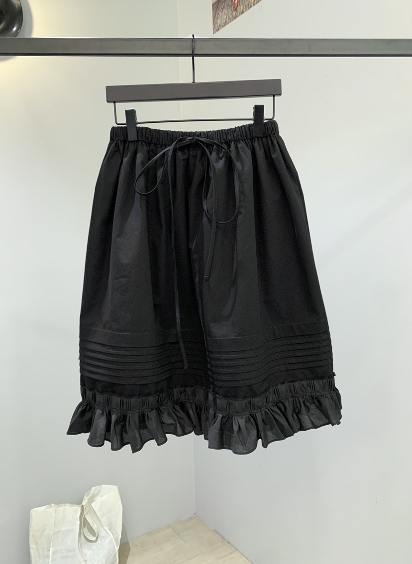 SOFTNESS韓國代購㊣女裝新品休閑推薦人氣半身裙中短裙荷葉邊Softness/Cosmic半身裙/中短裙圖色2