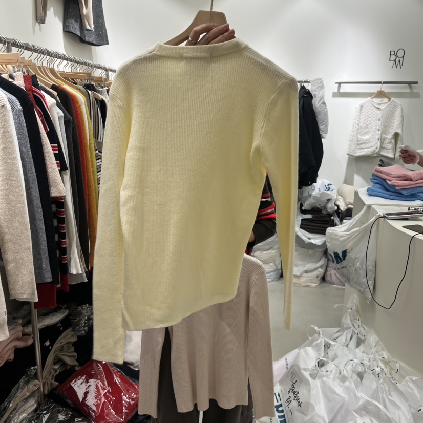 BY BOMI東大門㊣代購女裝新品休閑真品職業熱賣人氣針織衫BY BOMI針織衫
