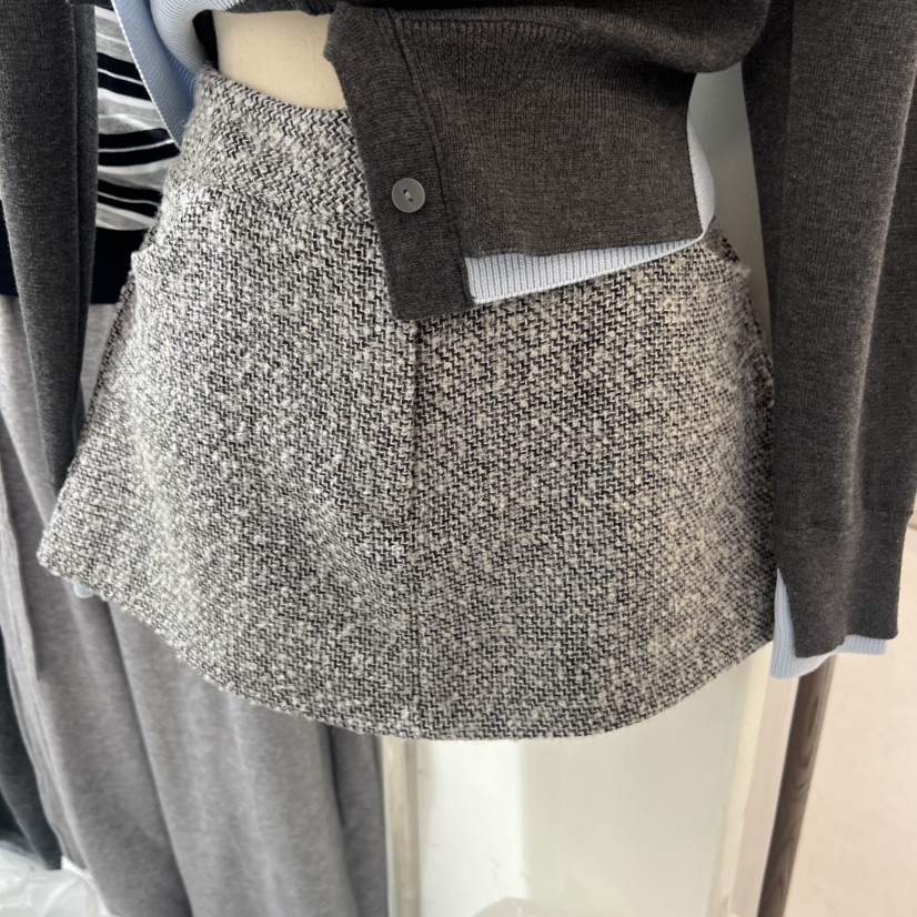 BY BOMI東大門㊣實拍女裝新款休閑職業25秋冬推薦時尚短裙BY BOMI短裙圖色2