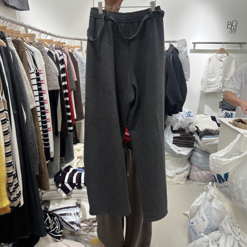 BY BOMI韓國直郵㊣女裝新款25秋冬休閑時尚真品休閑褲加絨BY BOMI休閑褲