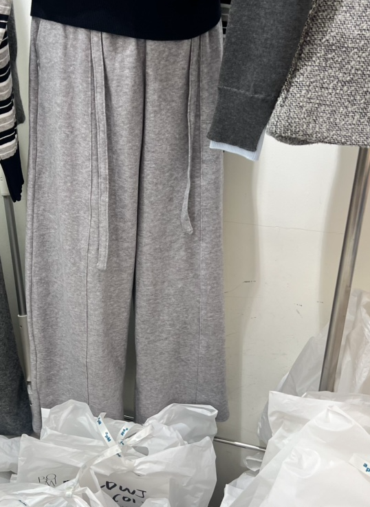 BY BOMI韓國直郵㊣女裝新款25秋冬休閑時尚真品休閑褲加絨BY BOMI休閑褲圖色2