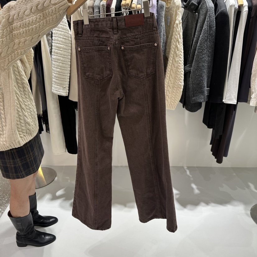 AHOY韓國代購㊣女士新款推薦真品職業時尚25秋冬休閑牛仔褲AHOY牛仔褲