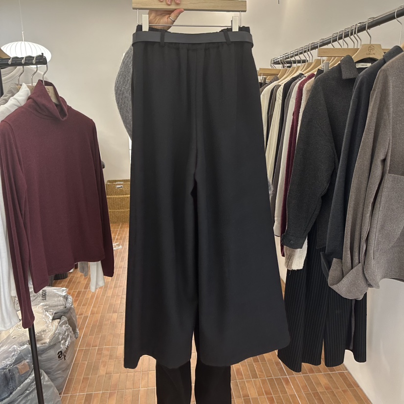 LOGON東大門㊣代購女士新品真品熱賣休閑休閑褲不含腰帶粗花呢LOGON休閑褲