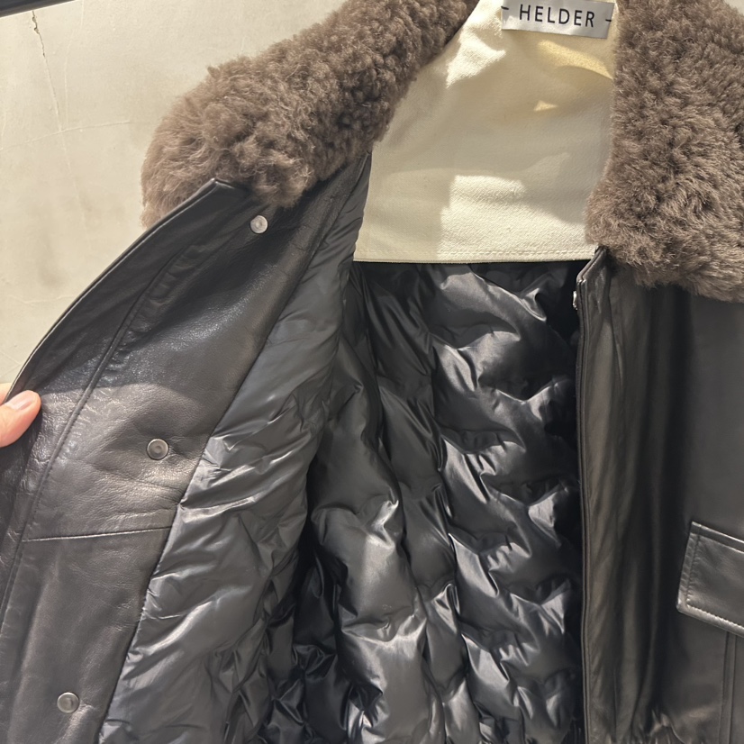 HELDER-P韓國代購㊣女裝新品人氣推薦熱賣職業休閑真品夾克鵝HELDER夾克