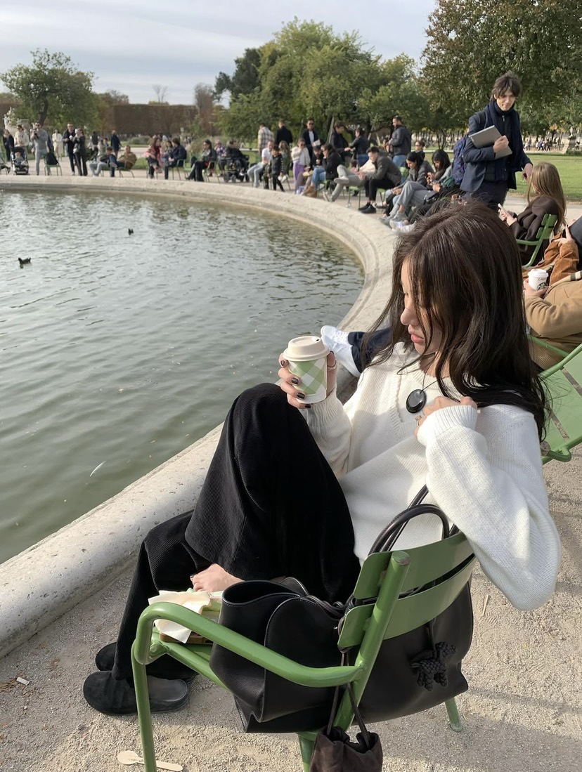 OUTFIT韓國代購㊣女裝新品真品人氣熱賣時尚25秋冬毛衣雙層OUTFIT毛衣