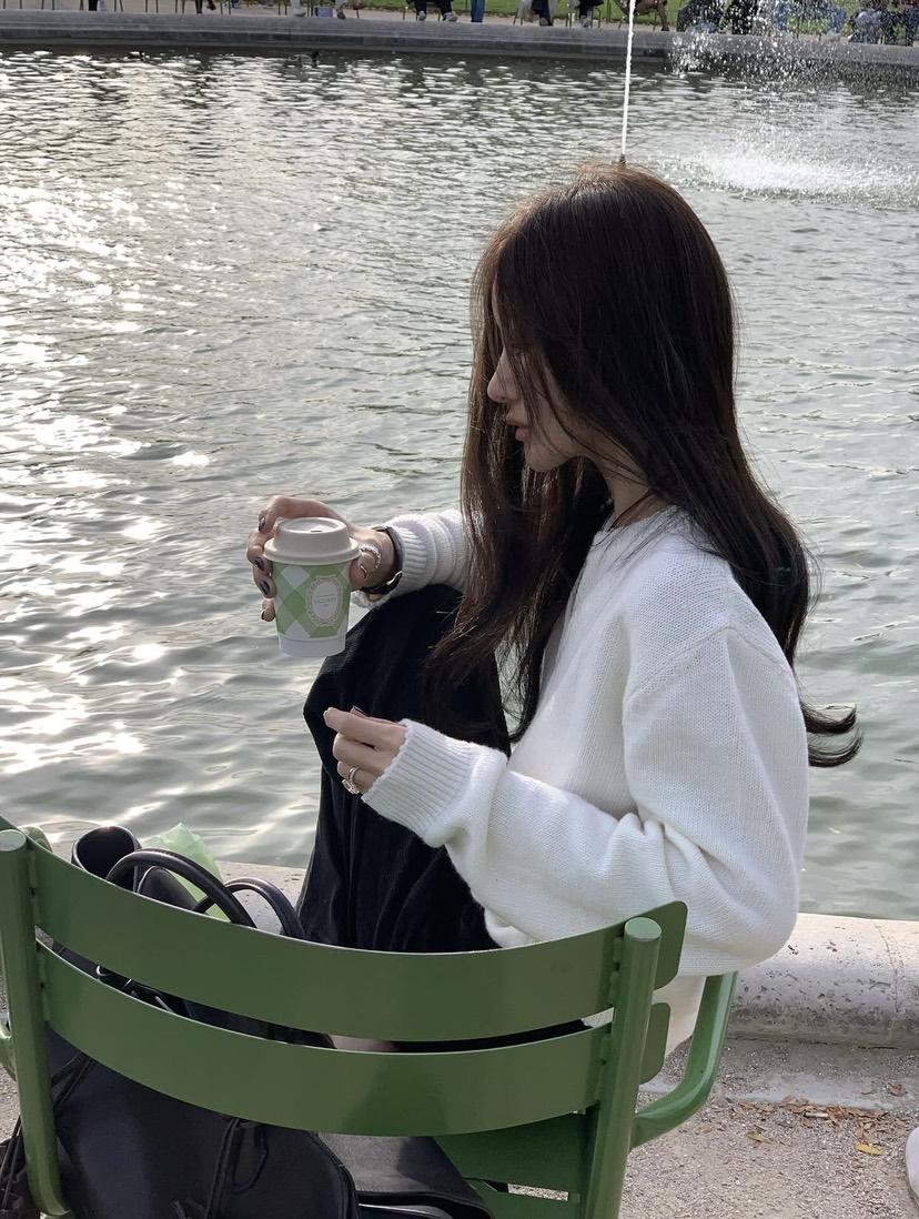 OUTFIT韓國代購㊣女裝新品真品人氣熱賣時尚25秋冬毛衣雙層OUTFIT毛衣