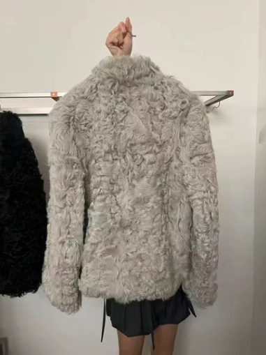 LONDON FLAT韓國直郵㊣女裝新款人氣職業25秋冬時尚夾克羊毛LONDON FLAT夾克