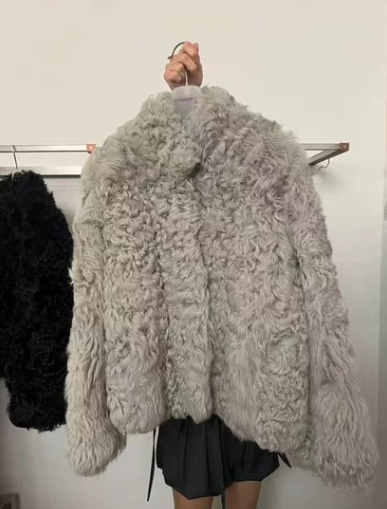 LONDON FLAT韓國直郵㊣女裝新款人氣職業25秋冬時尚夾克羊毛LONDON FLAT夾克圖色2