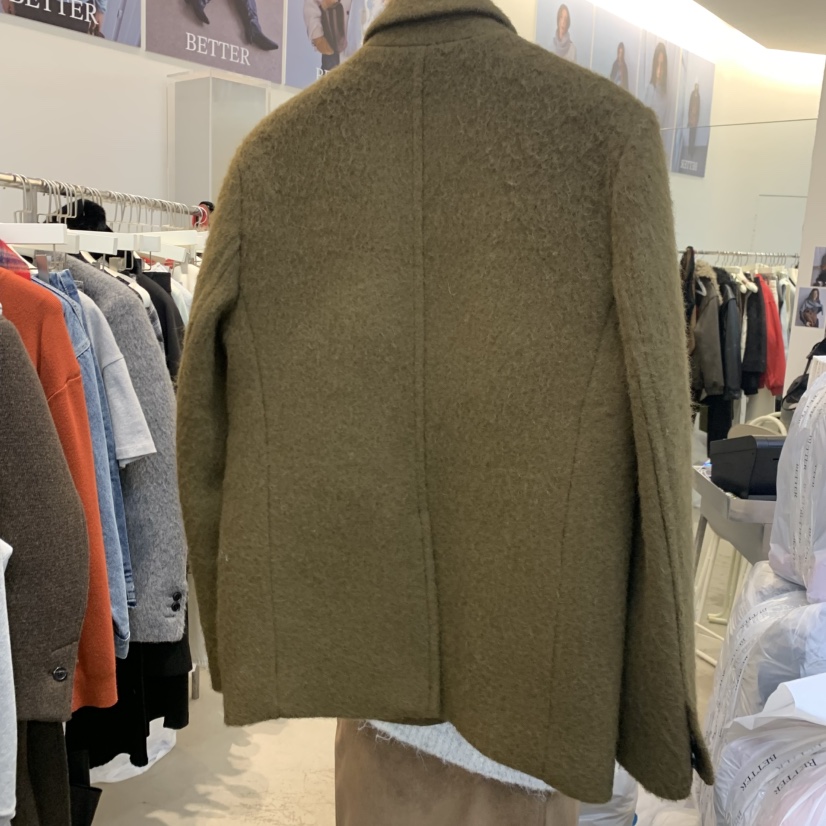 BETTER東大門㊣實拍女士新品熱賣休閑推薦時尚短款大衣羊駝BETTER短款大衣