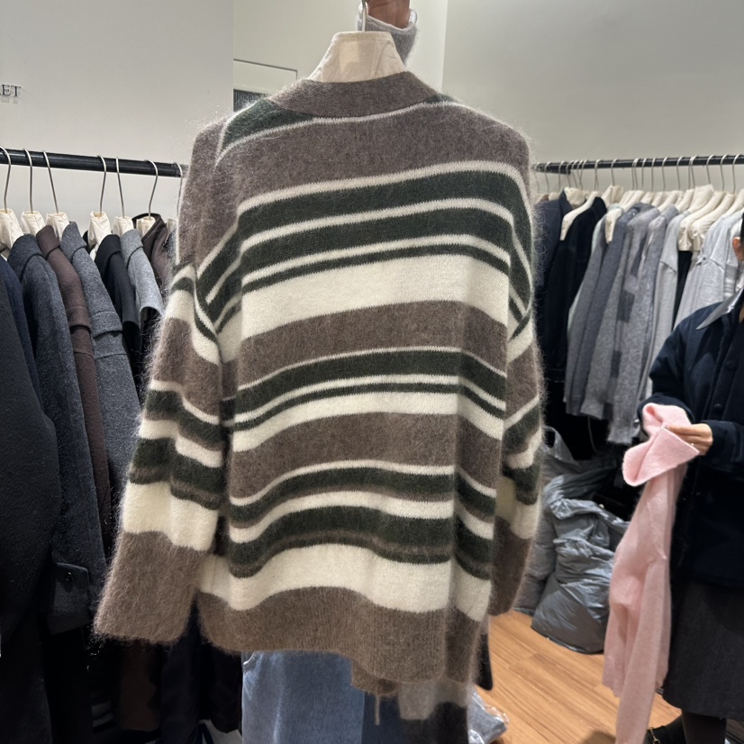 JADEMARKET韓國代購㊣女裝新款人氣25秋冬熱賣休閑毛衣開衫JADE MARKET毛衣