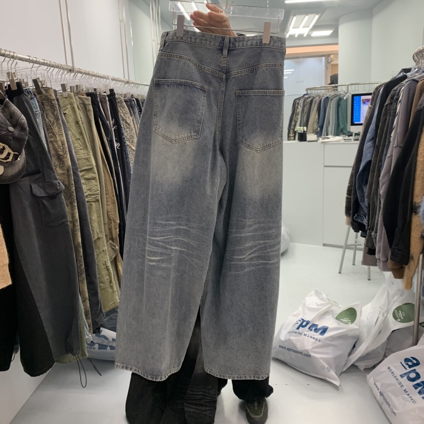 UNUSED,LAB東大門㊣實拍女士新品人氣推薦休閑真品時尚牛仔褲UNUSED,LAB牛仔褲