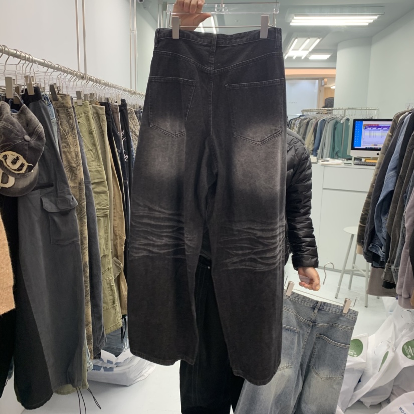 UNUSED,LAB東大門㊣實拍女士新品人氣推薦休閑真品時尚牛仔褲UNUSED,LAB牛仔褲