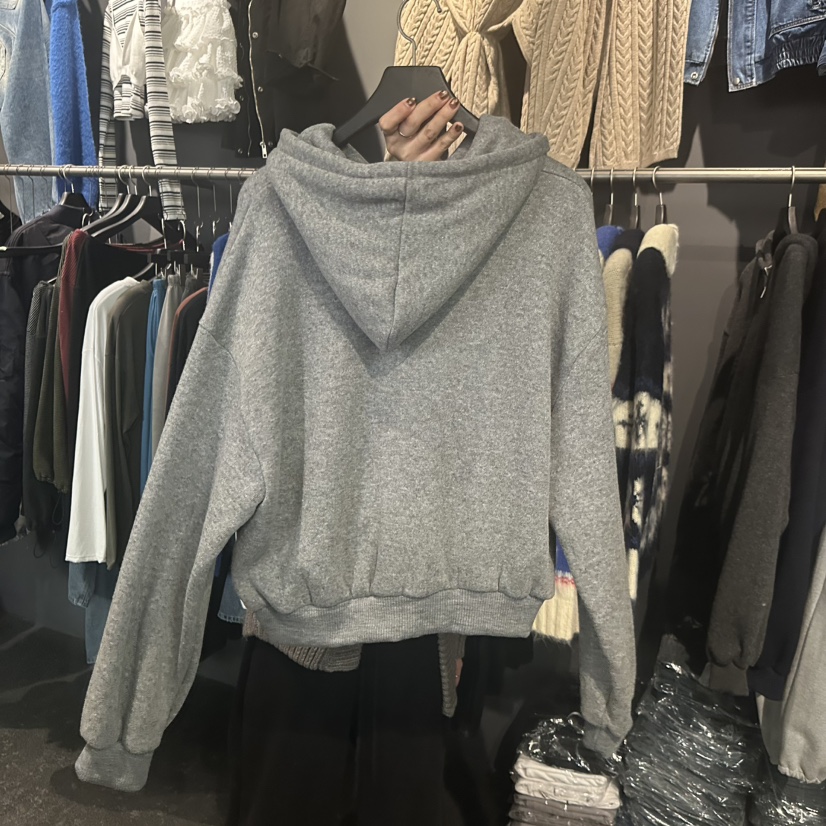 ELF-L東大門㊣直郵女裝新款人氣推薦時尚夾克羊毛拉鏈連帽PROJECT ELF/ELF-L夾克