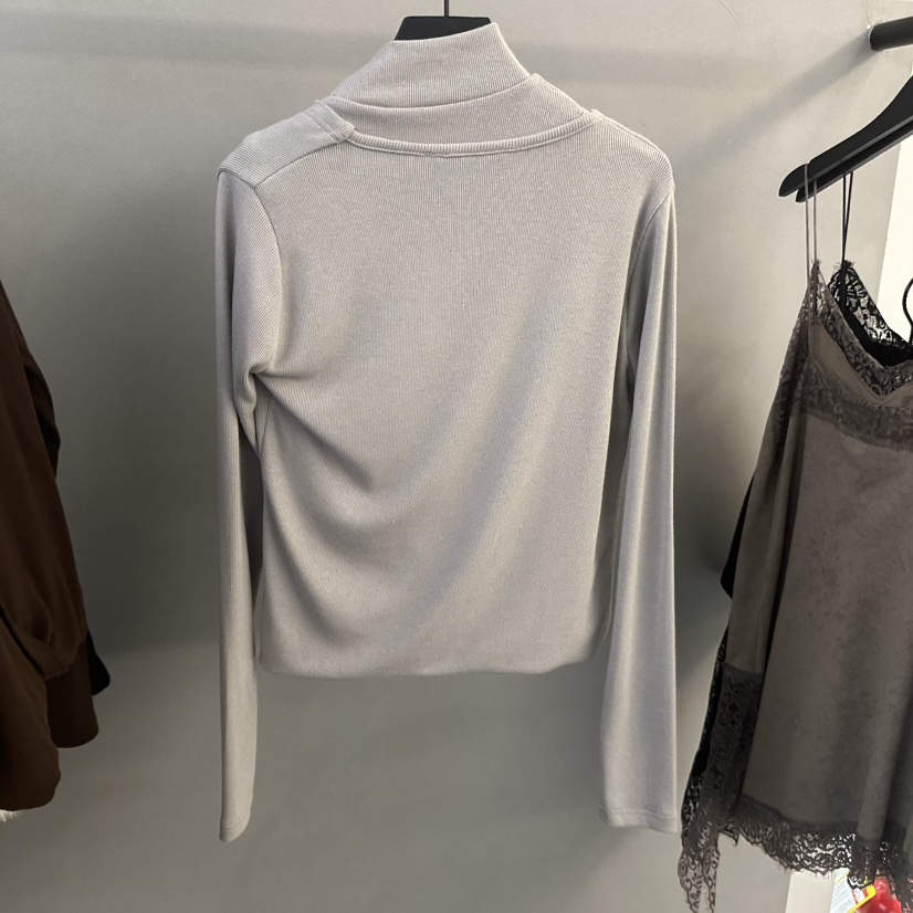 PROJECT WAVE-P東大門㊣直郵女士新品職業長袖T恤假兩件雙層PROJECT WAVE長袖T恤