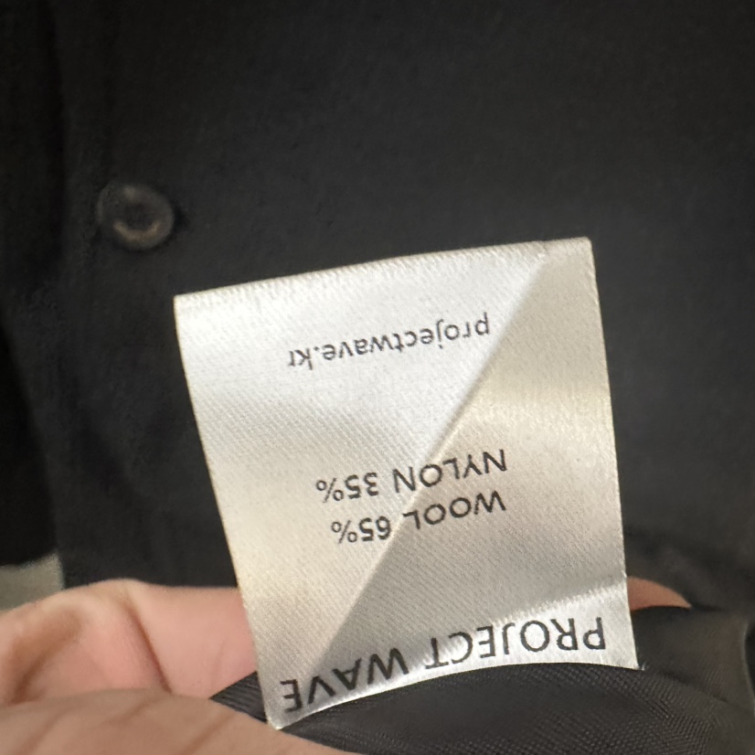 PROJECT WAVE-P東大門㊣代購女士新品人氣中長款大衣含腰帶羊毛PROJECT WAVE中長款大衣