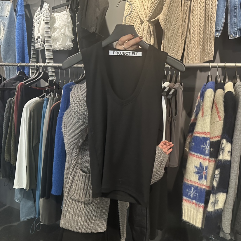 ELF-L韓國直郵㊣女士新品人氣熱賣時尚推薦25秋冬吊帶背心PROJECT ELF/ELF-L吊帶/背心圖色4