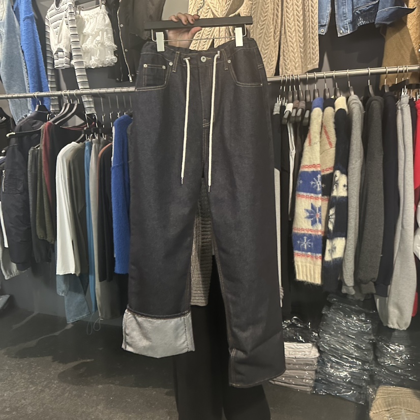 ELF-L東大門㊣實拍女士新品25秋冬熱賣推薦休閑職業牛仔褲PROJECT ELF/ELF-L牛仔褲