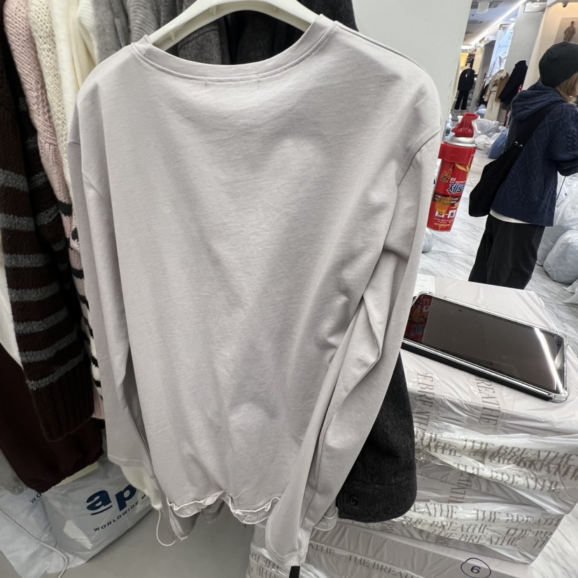 BREATHE東大門㊣代購女士新款人氣推薦職業熱賣真品長袖T恤BREATHE長袖T恤