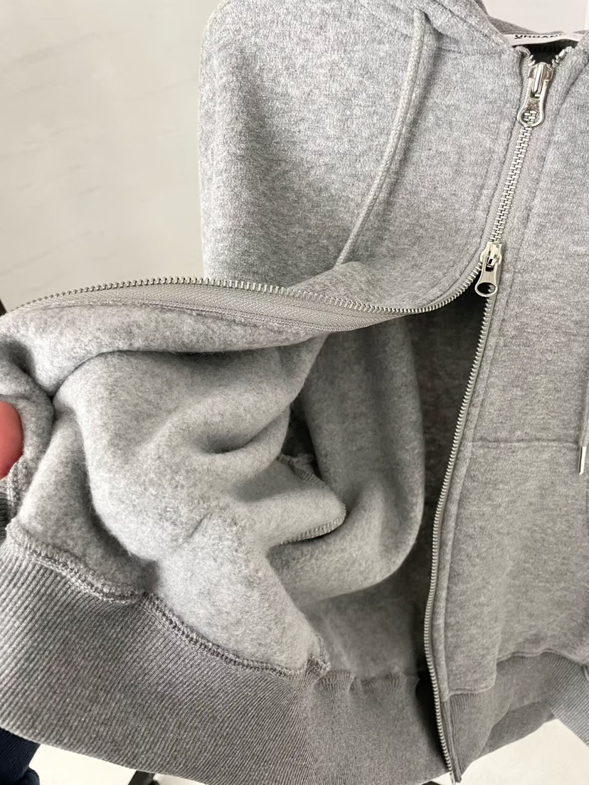 URBANE cloth東大門㊣代購女裝新品25秋冬時尚夾克連帽拉鏈衫URBANE cloth夾克