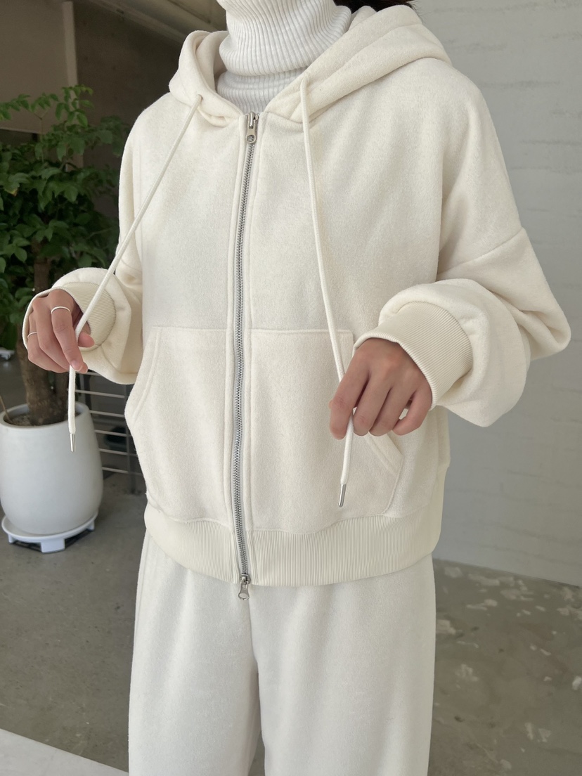 URBANE cloth東大門㊣代購女裝新品25秋冬時尚夾克連帽拉鏈衫URBANE cloth夾克