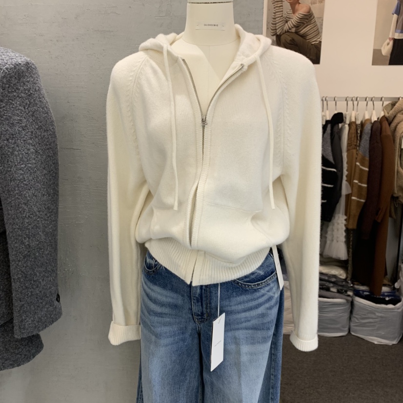 SALONDEMAG東大門㊣代購女士新品人氣推薦真品熱賣針織衫兜帽SALONDEMAG針織衫圖色3