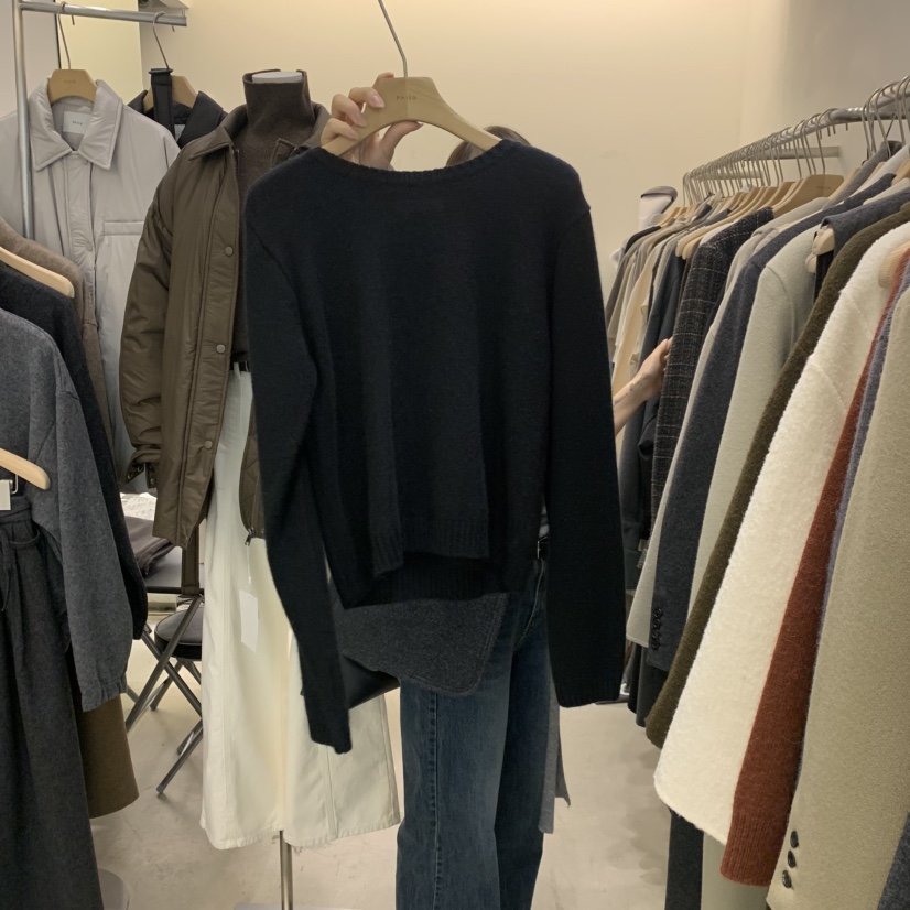 PHILO韓國代購㊣女裝新品25秋冬真品休閑熱賣職業時尚針織衫PHILO針織衫圖色4