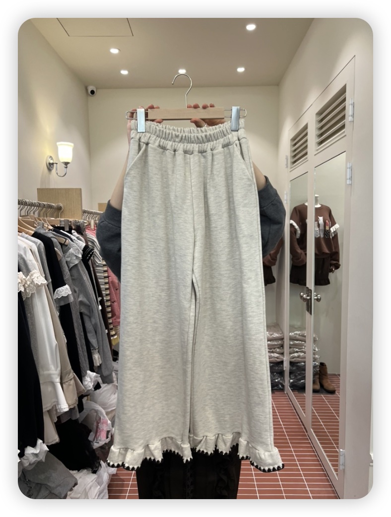 BE&amp;BE東大門㊣直郵女裝新款人氣真品25秋冬休閑褲加絨BE&be休閑褲圖色1