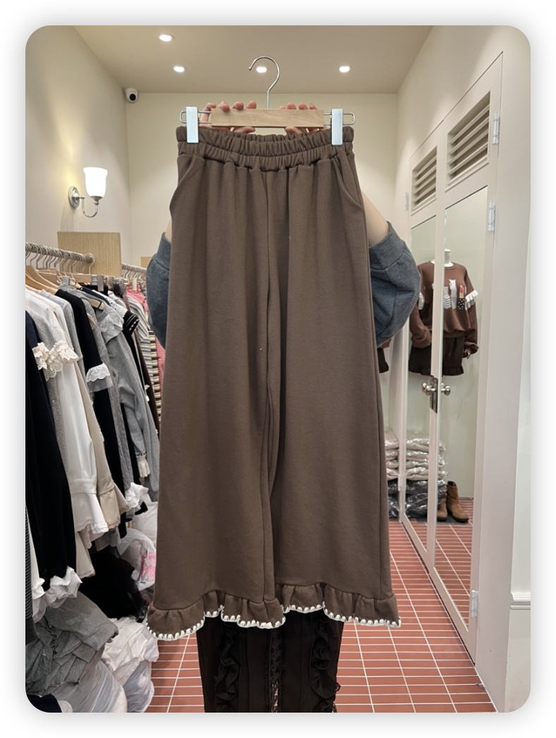 BE&amp;BE東大門㊣直郵女裝新款人氣真品25秋冬休閑褲加絨BE&be休閑褲圖色2