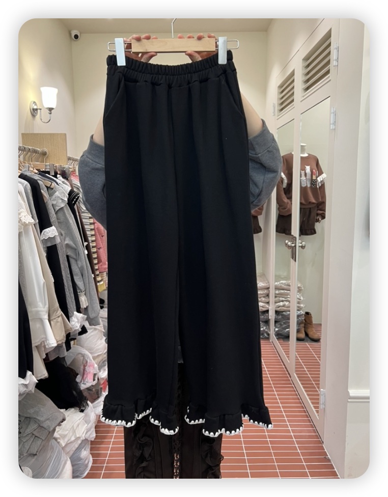 BE&amp;BE東大門㊣直郵女裝新款人氣真品25秋冬休閑褲加絨BE&be休閑褲圖色4