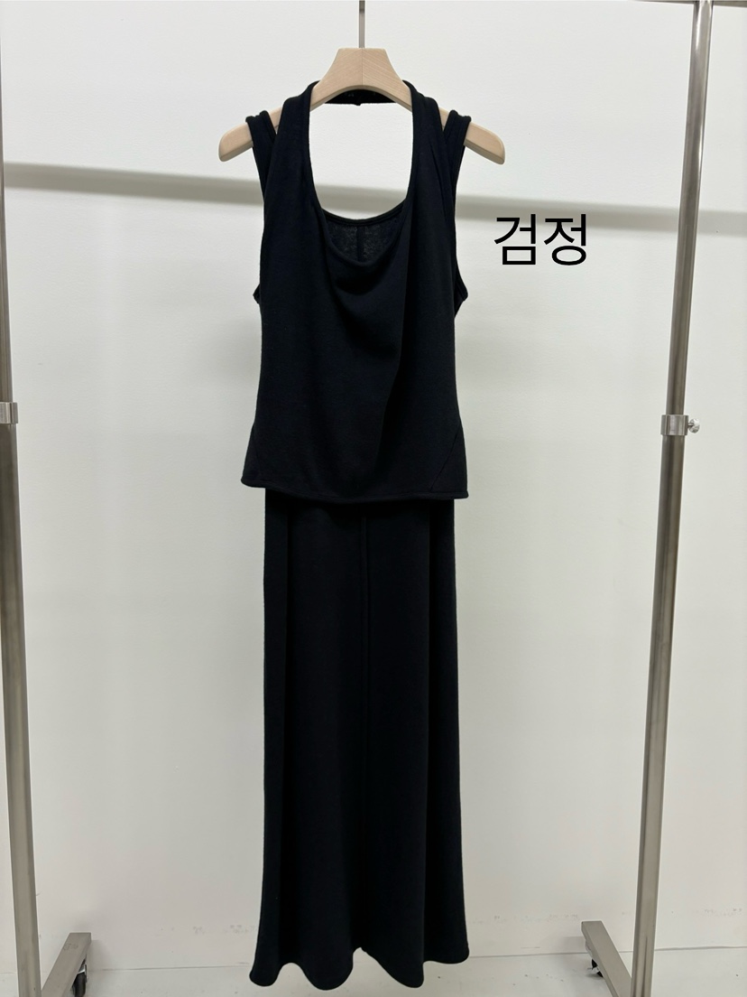 KONI東大門㊣直郵女裝新款推薦真品休閑人氣職業25秋冬連衣裙KONI連衣裙圖色3黑色