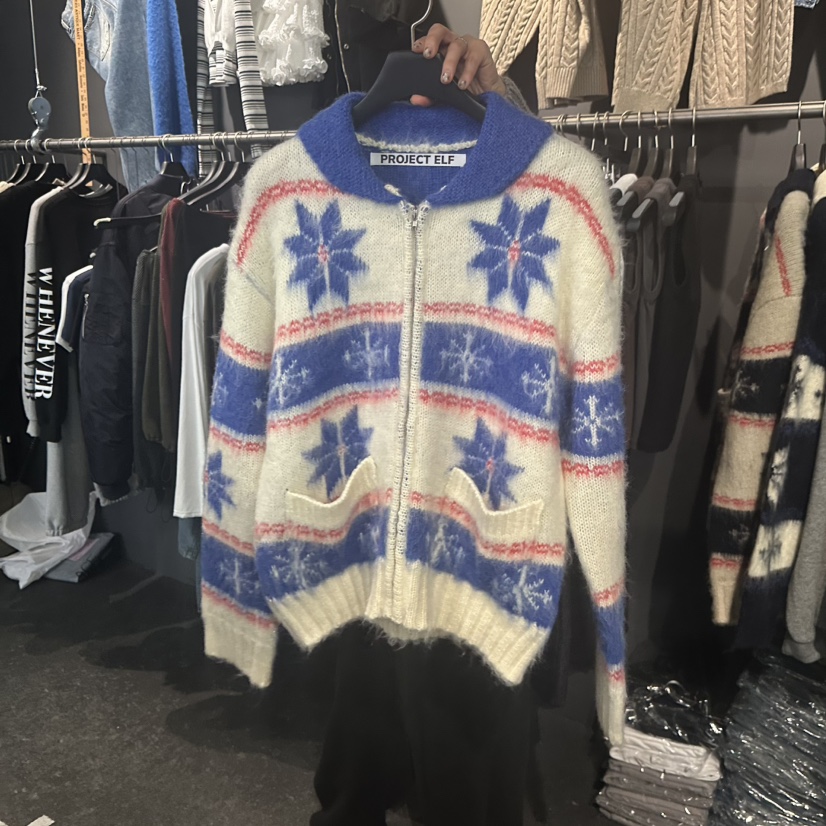 ELF-L東大門㊣實拍女士新品人氣25秋冬職業休閑推薦真品毛衣PROJECT ELF/ELF-L毛衣圖色1