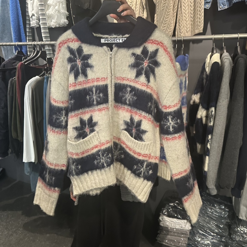 ELF-L東大門㊣實拍女士新品人氣25秋冬職業休閑推薦真品毛衣PROJECT ELF/ELF-L毛衣圖色2