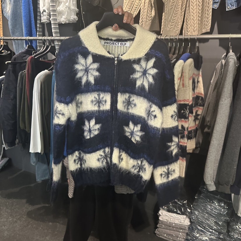 ELF-L東大門㊣實拍女士新品人氣25秋冬職業休閑推薦真品毛衣PROJECT ELF/ELF-L毛衣圖色3