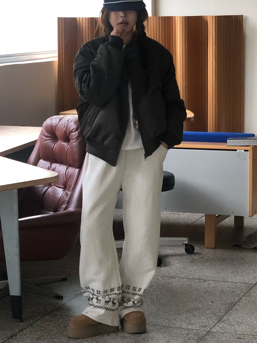 ONDO-P韓國直郵㊣女裝新款職業25秋冬人氣推薦夾克里外穿花朵ONDO-P夾克