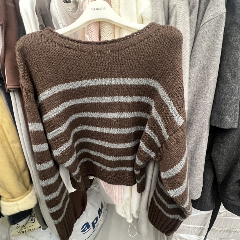 BREATHE韓國代購㊣女裝新款真品職業熱賣推薦25秋冬人氣針織衫BREATHE針織衫圖色2
