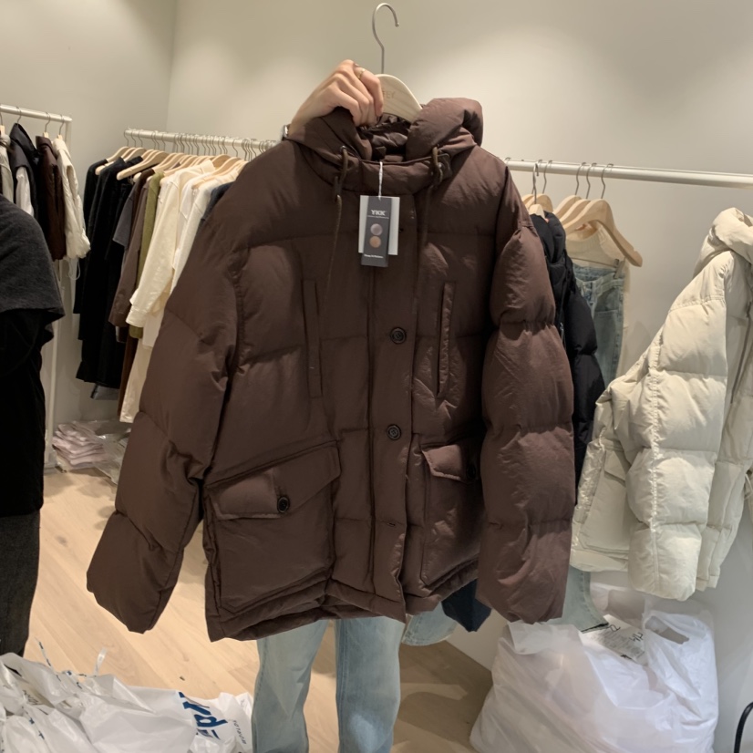 LIFFEY東大門㊣實拍女裝新品推薦25秋冬短款羽絨服填充鴨絨LIFFEY短款羽絨服圖色2