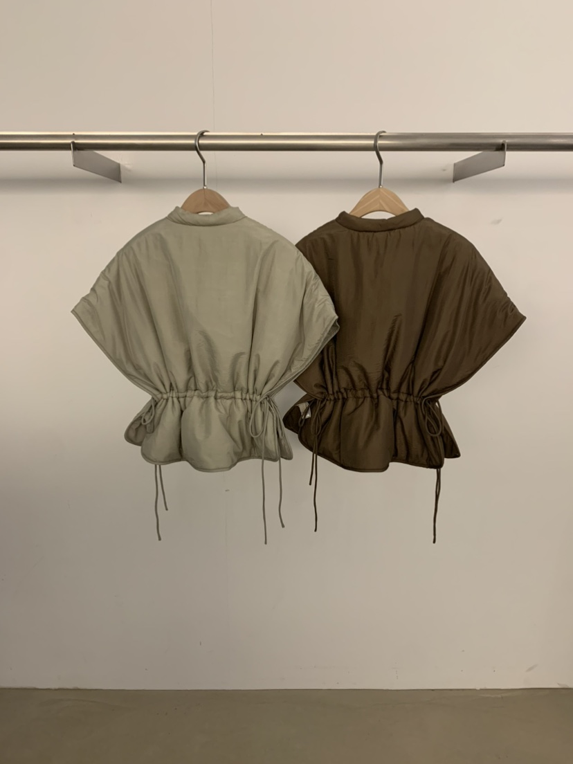 UNDER KEY韓國代購㊣女裝新款真品時尚熱賣25秋冬馬甲填充UNDER KEY馬甲