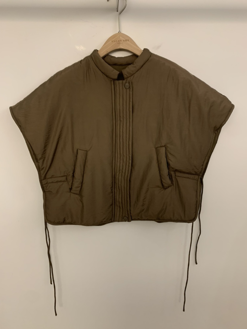 UNDER KEY韓國代購㊣女裝新款真品時尚熱賣25秋冬馬甲填充UNDER KEY馬甲圖色2