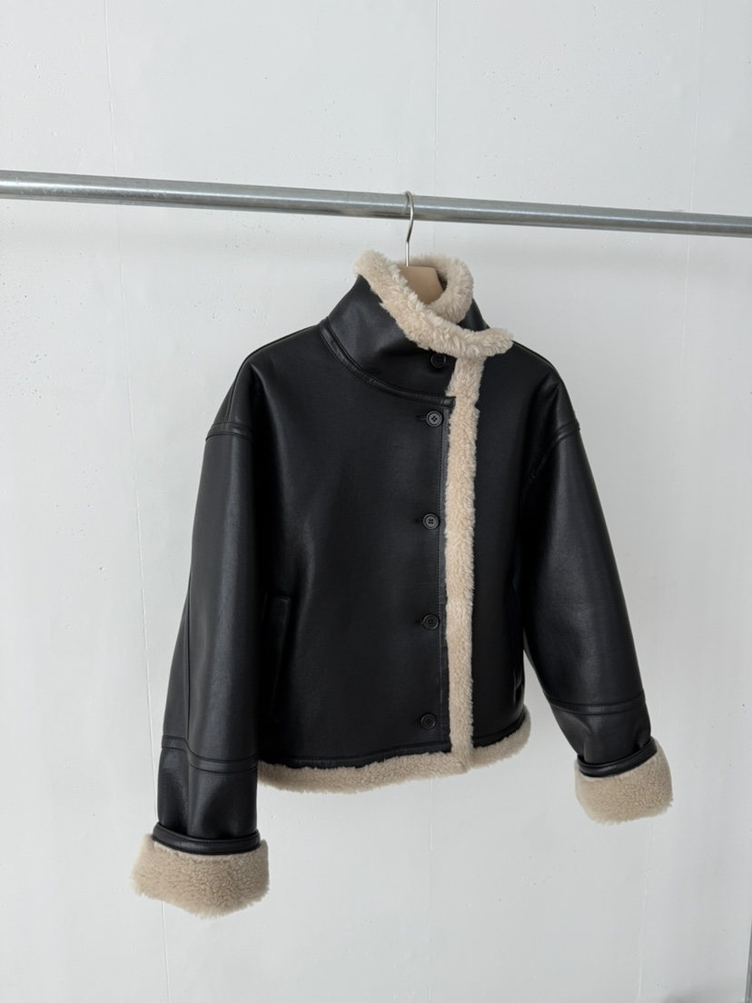 TAUPE韓國代購㊣女裝新款職業推薦25秋冬熱賣時尚休閑短款棉服TAUPE短款棉服