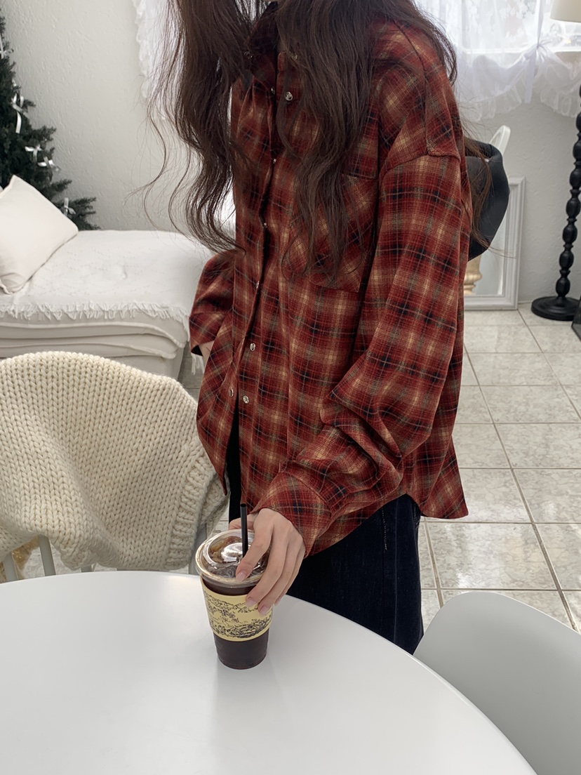 LOGARDEN韓國直郵㊣女士新品時尚休閑熱賣職業推薦襯衫蕾絲衫LO GARDEN襯衫/蕾絲衫