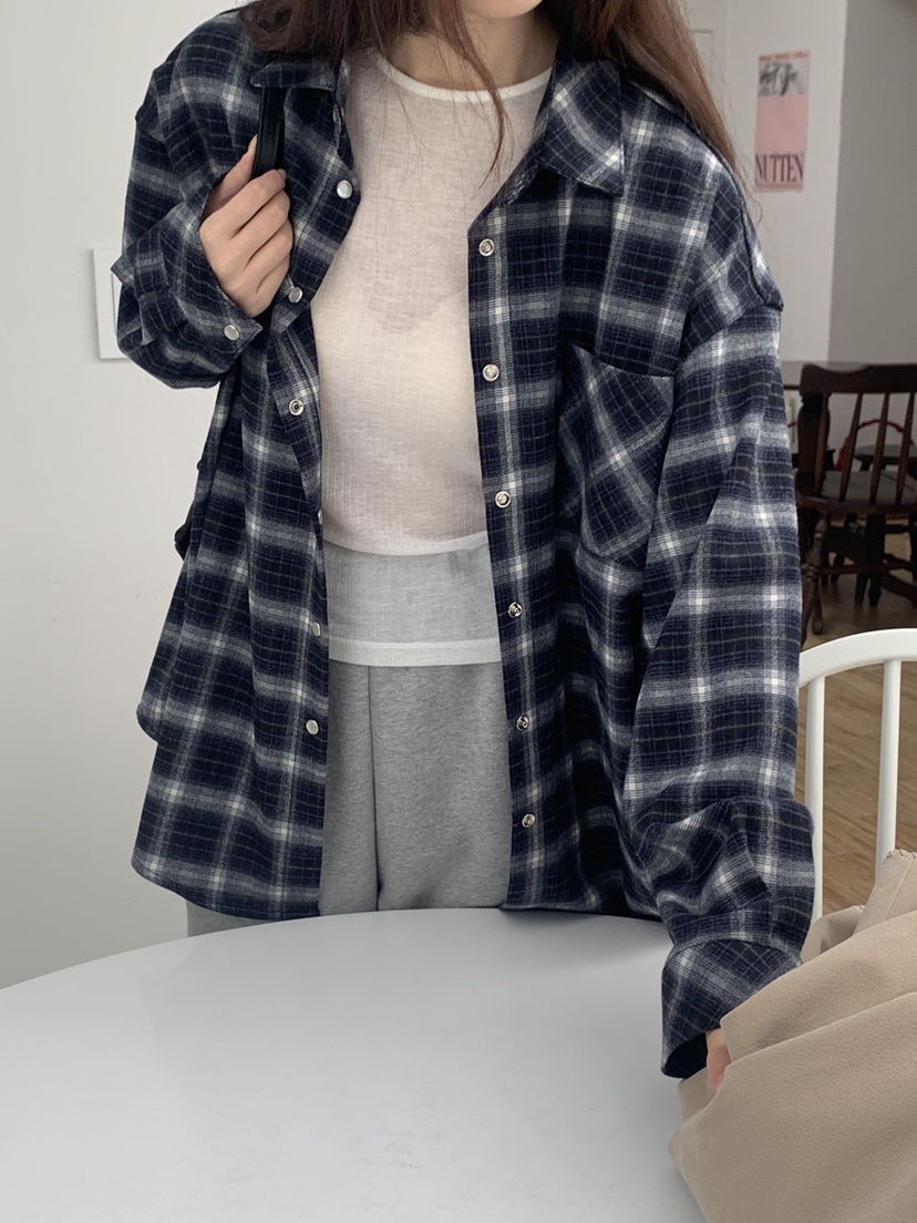 LOGARDEN韓國直郵㊣女士新品時尚休閑熱賣職業推薦襯衫蕾絲衫LO GARDEN襯衫/蕾絲衫